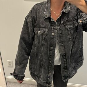Old navy boyfriend Jean jacket black